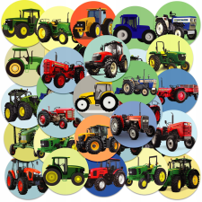 MATRICÁK KARAKTER MATRICA KERÉK TRAKTOR TRAKTOR MINTÁK 23EL matrica
