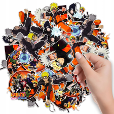  MATRICÁK NOTEBOOK MATRICA ANIME KARAKTEREK NARUTO MINTÁK 6 DB matrica