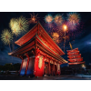  Matricás tapéta City60 Tokyo temple at night, 250 x 200 cm