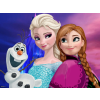  Matricás tapéta Elsa, Anna és Olaf, 350 x 200 cm