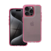 Matrix Apple iPhone 15 hátlap tok kameravédő peremmel, rózsaszín