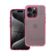 Matrix Apple iPhone 15 hátlap tok kameravédő peremmel, rózsaszín tok és táska
