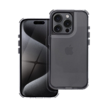 Matrix Apple iPhone 15 Pro Max hátlap tok kameravédő peremmel, fekete (5903396323317) tok és táska