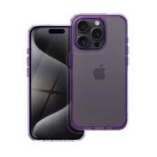 Matrix Apple iPhone 15 Pro Max hátlap tok kameravédő peremmel, lila (5903396323331) tok és táska