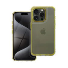 Matrix Apple iPhone 16 Plus hátlap tok kameravédő peremmel sárga tok és táska