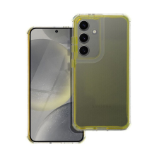 Matrix Samsung Galaxy S24 Ultra hátlap tok kameravédő peremmel, sárga tok és táska