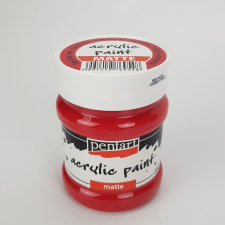  Matt akrilfesték 230ml rúzspiros dekorációs kellék