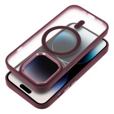  Matt Mag Cover tok Magsafe kompatibilis iPhone 15 PLUS szilva piros tok és táska