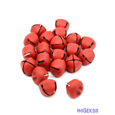  Matt színű bergő kb 3cm 20db/csomag - Piros dekorációs kellék