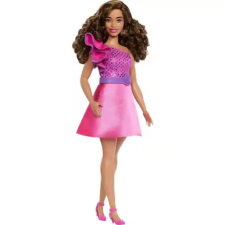 Mattel Barbie baba rózsás ruhában, Fashionistas barbie baba