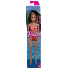 Mattel Barbie Beach baba rózsaszín mintás fürdőruhában barbie baba