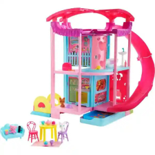 Mattel Barbie Chelsea baba átalakítható emeletes babaháza csúszdával barbie baba