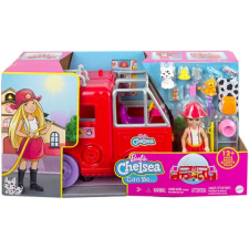 Mattel Barbie: Chelsea tűzoltóautó játékszett – Mattel barbie baba