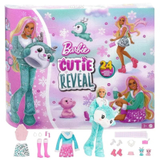 Mattel Barbie: Cutie Reveal adventi naptár barbie baba