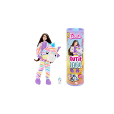 Mattel Barbie Cutie Reveal baba plüss jelmezben meglepetésekkel - Zebra (HRK39) baba