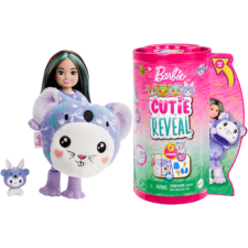 Mattel Barbie Cutie Reveal Chelsea meglepetés baba - Állatos jelmezek - Koala-Nyuszi (HRK31) barbie baba