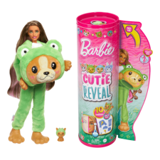 Mattel Barbie Cutie Reveal meglepetés baba - Állatos jelmezek - Béka-Kutya (HRK24) barbie baba