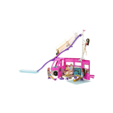 Mattel Barbie Dream Camper - Lakóautó óriáscsúszdával (HCD46) baba
