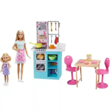 Mattel Barbie és Chelsea babák a konyhában barbie baba