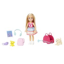 Mattel Barbie és Chelsea - Chelsea baba utazós szett baba