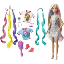 Mattel Barbie fantázia baba - sellő és unikornis (csomagolássérült) barbie baba