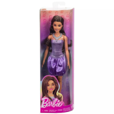 Mattel Barbie: Fashionista divatbaba fényes lila ruhában barbie baba