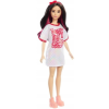 Mattel Barbie Fashionistas játékbaba - Oversized pólóruhában (HRH12)