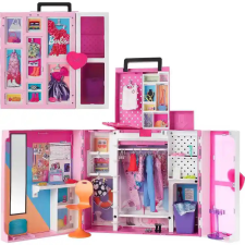 Mattel Barbie hordozható öltözőszoba ruhákkal és kiegészítőkkel barbie baba