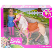 Mattel Barbie lovas szett (FXH13) barbie baba