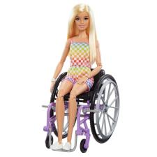 Mattel Barbie modell kerekesszékben és kockás overálban - 193 HJT13 barbie baba