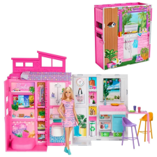 Mattel Barbie Összecsukható ház Barbie babával barbie baba