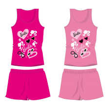 Mattel Barbie pamut nyári együttes - trikó-rövidnadrág szett - pink - 104