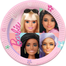 Mattel Barbie papírtányér 8 DARABOS, 23 cm party kellék