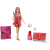 Mattel Barbie Party Unboxed Barbie Glam Party Reveal, piros