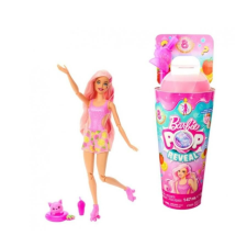 Mattel Barbie POP Slime Reveal meglepetés baba - Juicy Fruits - Epres limonádé (HNW41) barbie baba