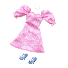 Mattel Barbie Ruhaszett - fehér-rózsaszín ruha barbie baba
