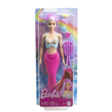Mattel Barbie sellő baba lila hajjal és rózsaszín farokkal baba
