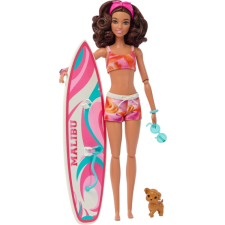 Mattel Barbie - Szörfös Barbie szörfdeszkával játékszett (HPL69) barbie baba