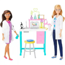 Mattel Barbie tudományos laboratórium játékszett tudós babákkal barbie baba