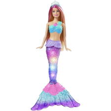 Mattel Barbie tündöklő szivárványsellő baba (HDJ35/HDJ36) (HDJ35/HDJ36) barbie baba
