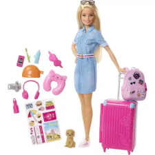 Mattel Barbie utazó baba kiegészítőkkel barbie baba