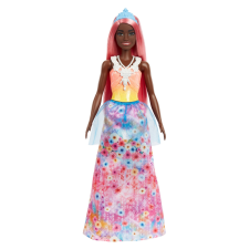 Mattel Barbie Varázslatos hercegnő rózsaszín hajjal és kék koronával HGR13 barbie baba