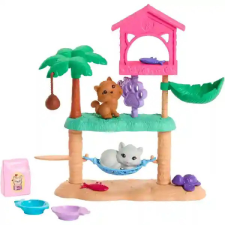 Mattel Barbie World cicaparadicsom játékszett kaparófával barbie baba