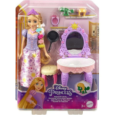 Mattel Disney Princess Aranyhaj baba fésülködő asztallal baba