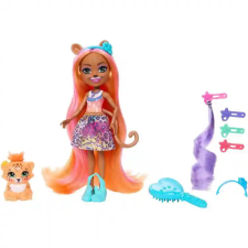 Mattel Enchantimals Charisse Cheetah baba és Grinsy gepárd figura játékfigura