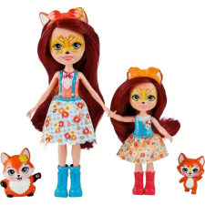 Mattel Enchantimals Felicity és Feana babák és róka barátaik játékfigura