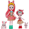 Mattel Enchantimals: Testvérbabák állatkákkal - Bree és Bedelia Bunny