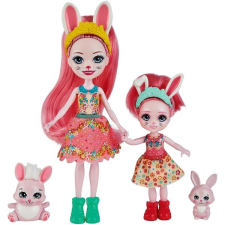 Mattel Enchantimals: Testvérbabák állatkákkal - Bree és Bedelia Bunny baba