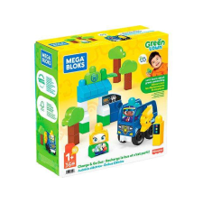 Mattel Fisher-Price: Green Town buszmegálló töltőállomással építőjáték - Mega Bloks barkácsolás, építés