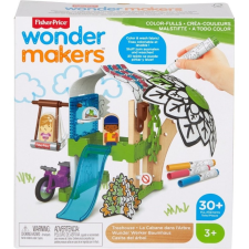Mattel Fisher-Price Wonder Makers - Színezős faházikó barkácsolás, építés